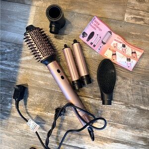 Pink Hair Styling Tool Set